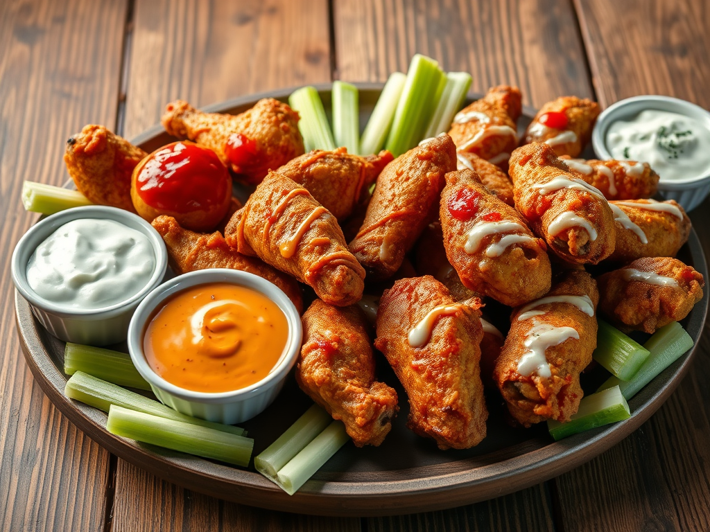 Keto friendly chicken wings