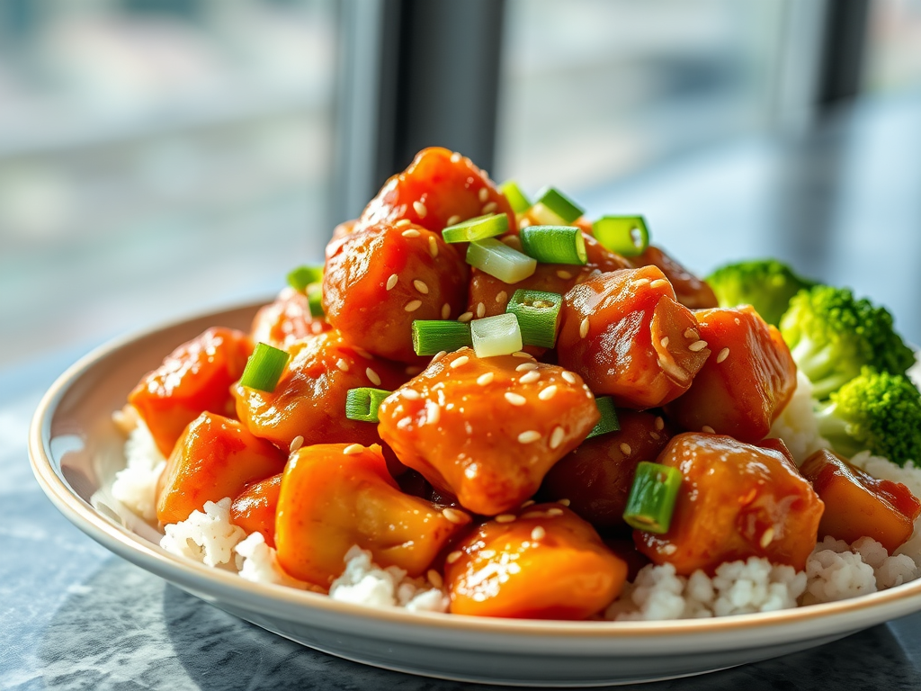 Keto Sweet & Sour Chicken